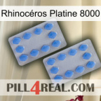 Rhinocéros Platine 8000 20